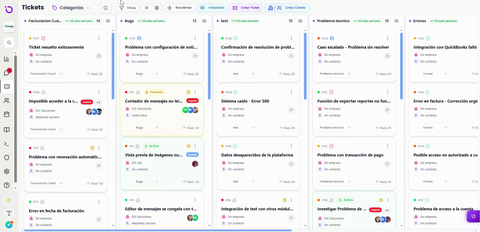 Gestión de Tickets